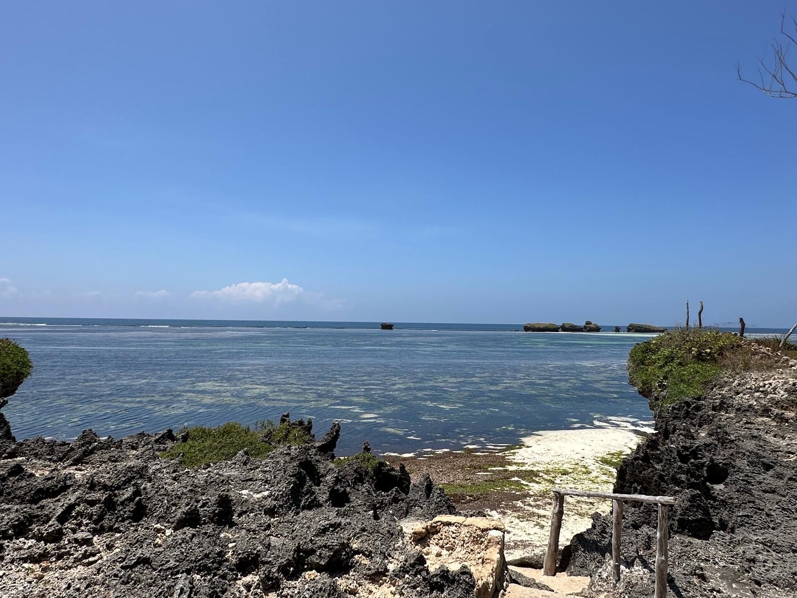 Coral beachfront frontage at Watamu