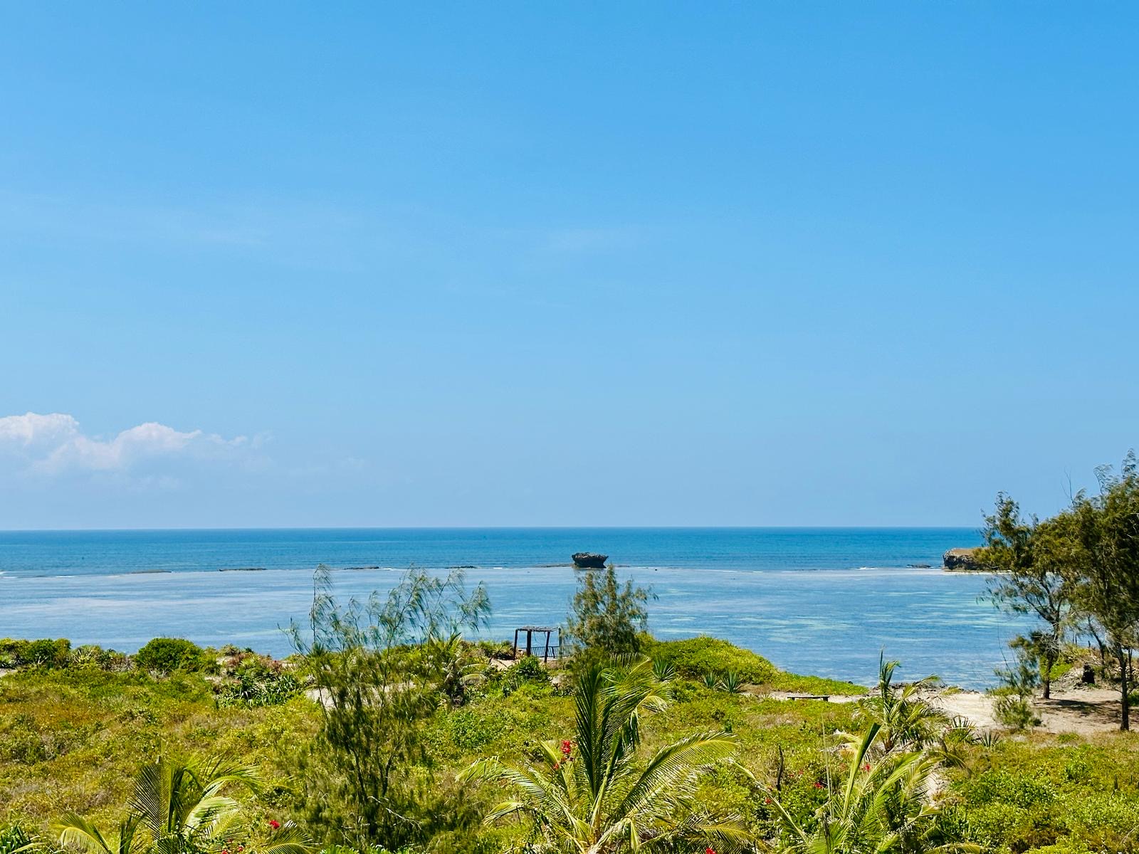 Indian Ocean view from the Watamu beachfront estate